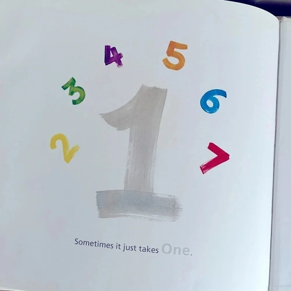 One Hardcover Book Numbers Colors It Just Takes One To‎ Make Everyone Count - Picture 7 of 9